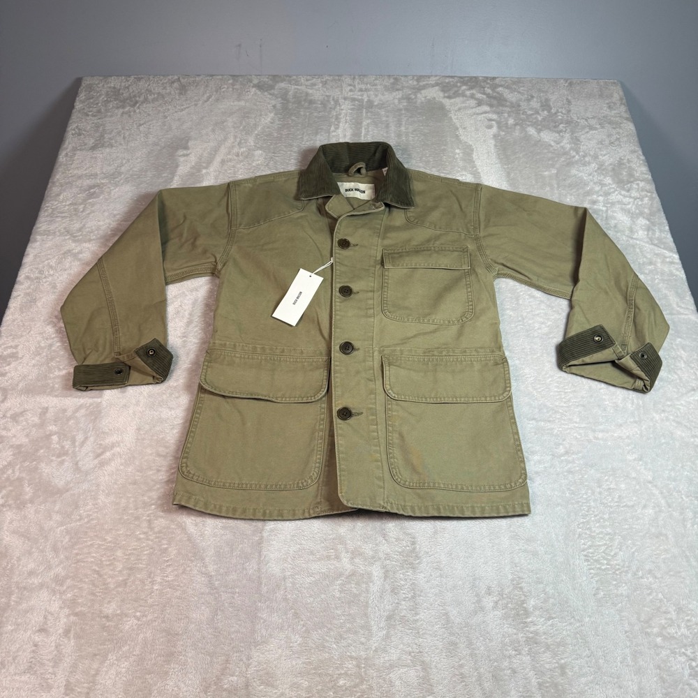 NWT $228 Buck Mason Women Marsh Fern High Desert Canvas Work Jacket XS READ
